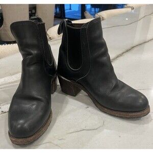RED WING HARRIET BLACK BOUNDARY HEELED CHELSEA BOOT WOMEN’S 8.5 B